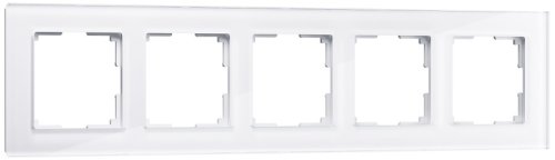 Рамка универсальная Werkel Favorit 5-м. стекло белый фото Рамка универсальная Werkel Favorit 5-м. стекло белый картинка